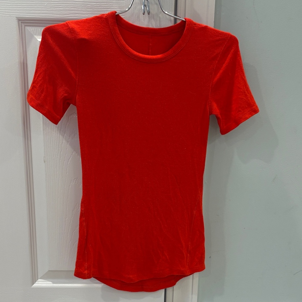 Classic Red Women's LuLuLemon T-Shirt
